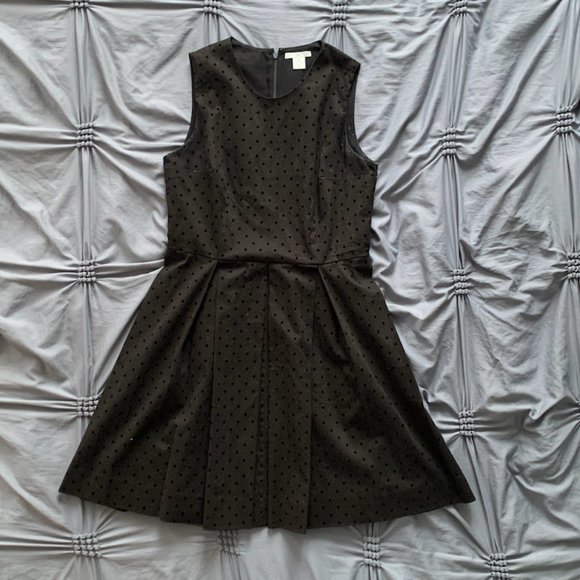 Black Fit and Flare Dress - Picture 2 of 3